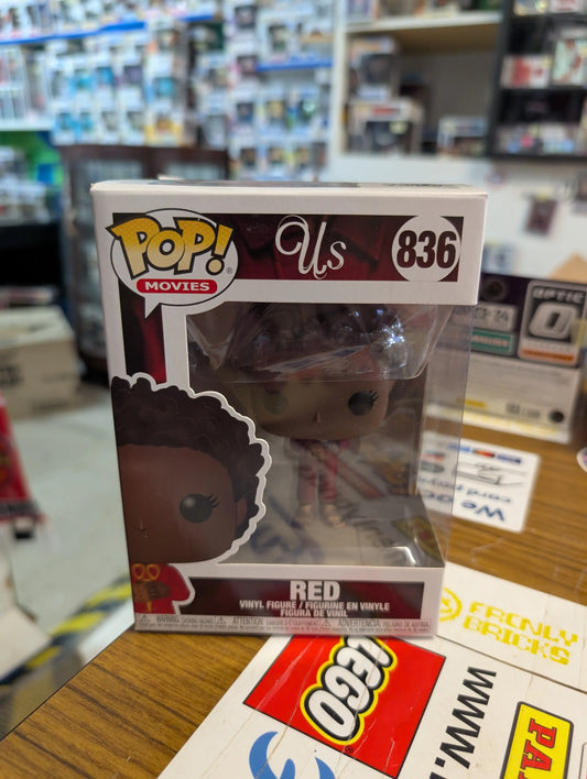 Us - Red 836 Funko Pop! Movies: Vinyl Figure Collectible W Scissors FRENLY BRICKS - Open 7 Days