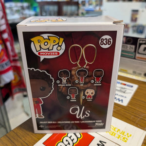 Us - Red 836 Funko Pop! Movies: Vinyl Figure Collectible W Scissors FRENLY BRICKS - Open 7 Days