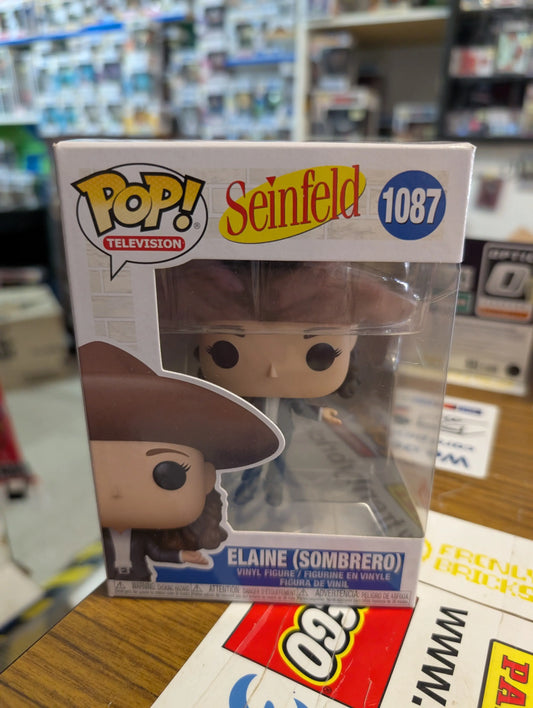 FUNKO POP VINYL SEINFELD ELAINE IN SOMBRERO #1087 VINYL FIGURE FRENLY BRICKS - Open 7 Days