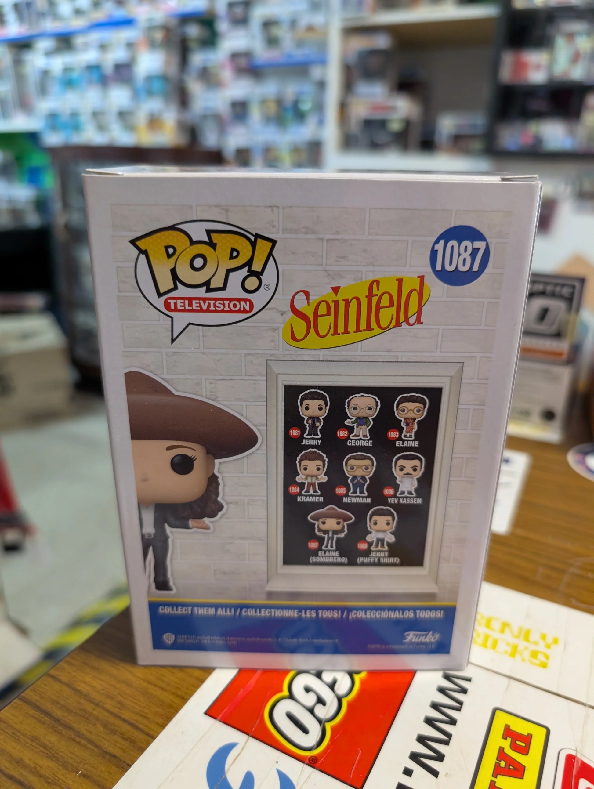 FUNKO POP VINYL SEINFELD ELAINE IN SOMBRERO #1087 VINYL FIGURE FRENLY BRICKS - Open 7 Days