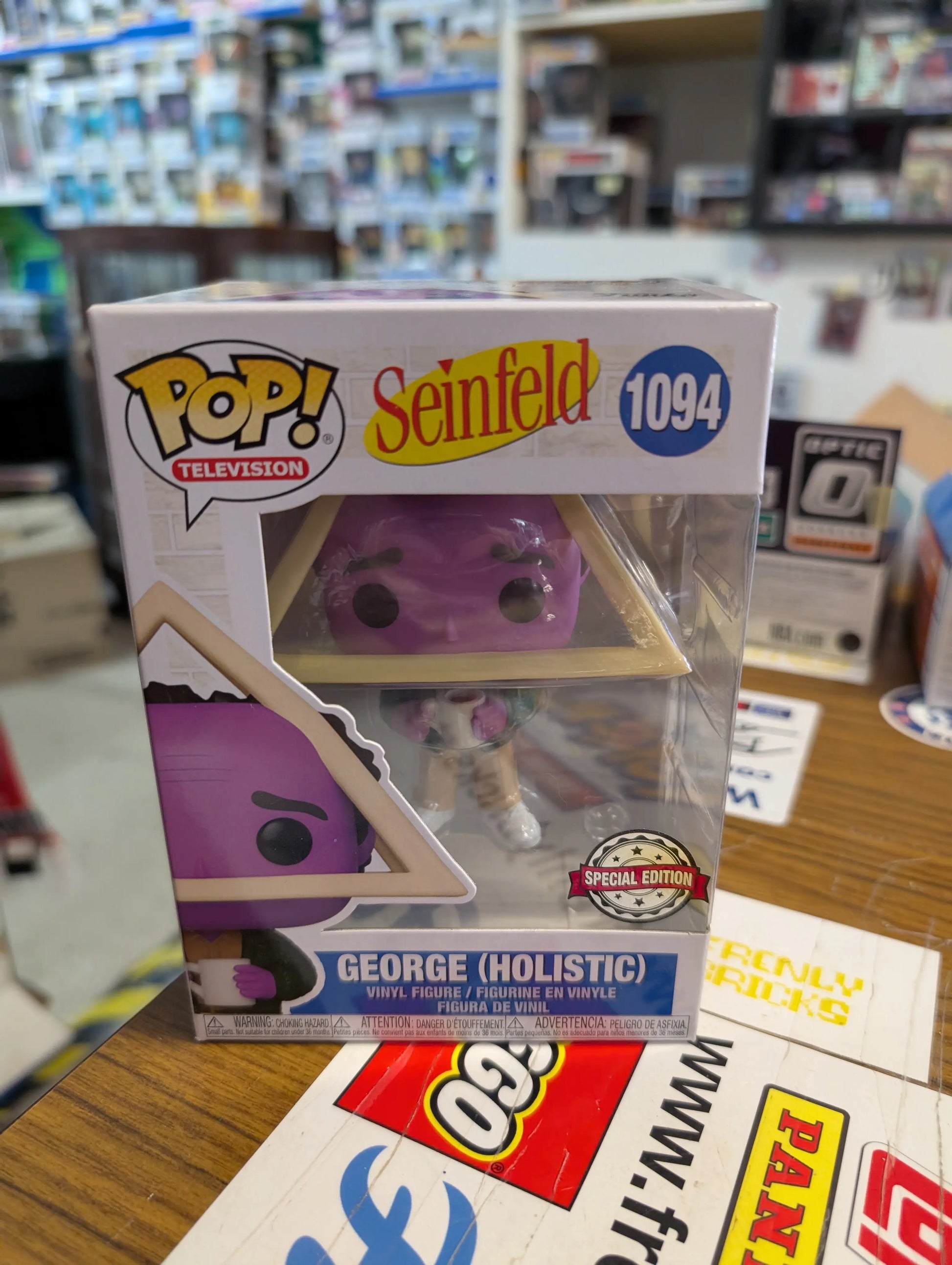 Funko Pop! TV Vinyl Figure Seinfeld George (Holistic) #1094 Special Edition FRENLY BRICKS - Open 7 Days
