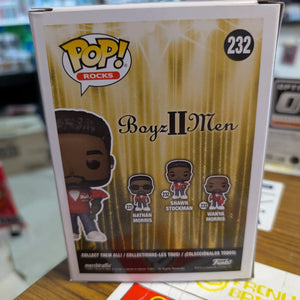 FUNKO POP ROCKS BOYS II MEN SHAWN STOCKMAN VINYL FIGURE IN BOX #232 FRENLY BRICKS - Open 7 Days