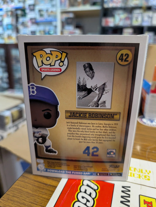 Funko Pop! Vinyl: Jackie Robinson #42 Baseball FRENLY BRICKS - Open 7 Days