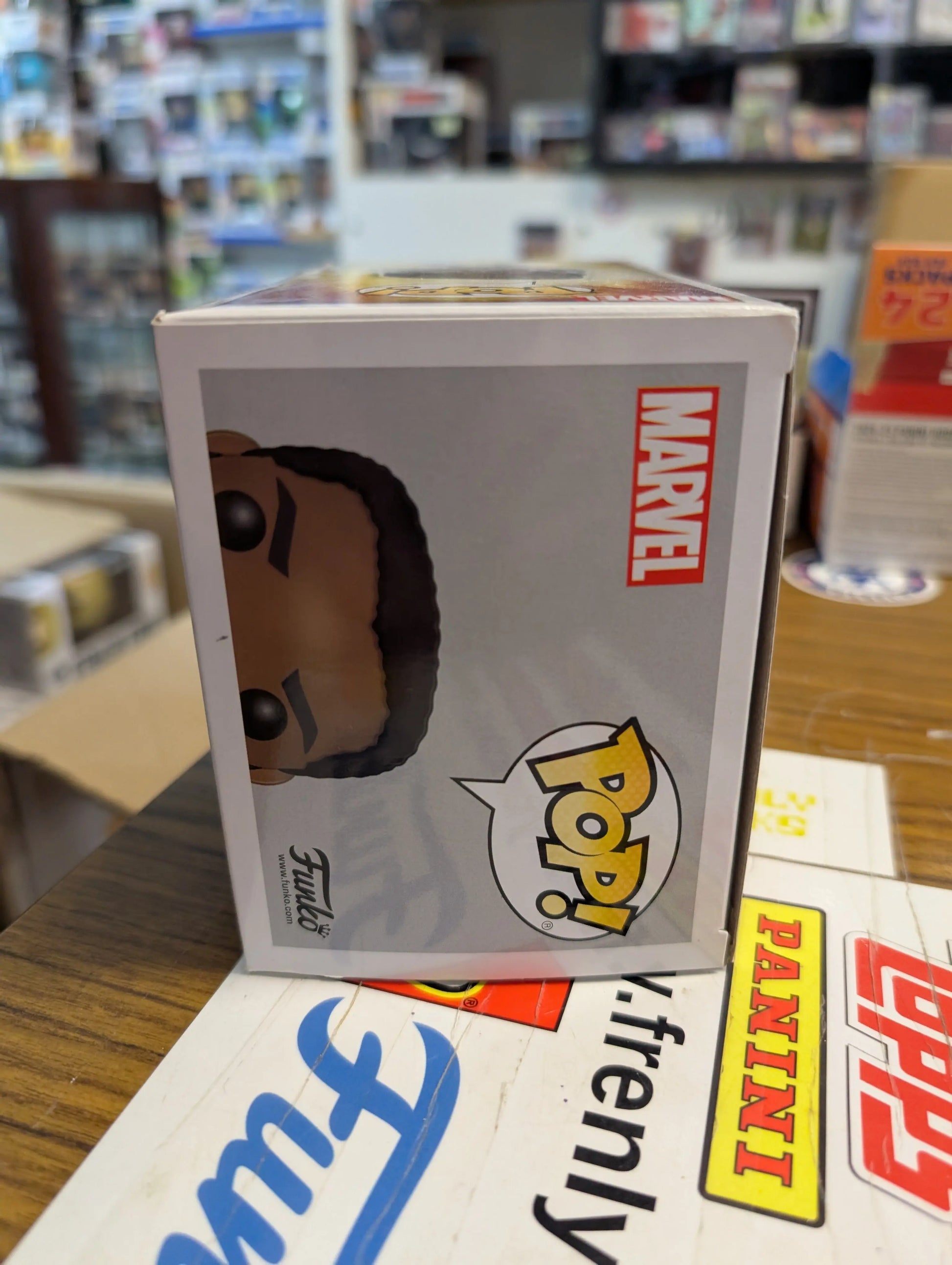 Funko Pop! Marvel Movies: Black Panther - Black Panther (273) Bobble Head GITD FRENLY BRICKS - Open 7 Days