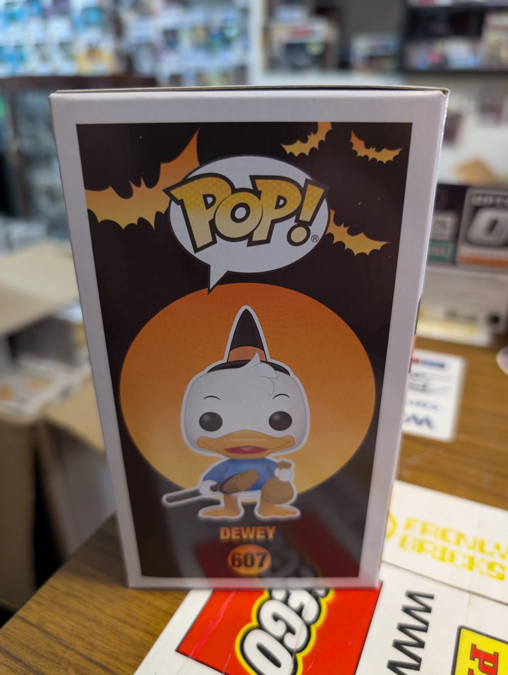 Dewey Pop 607 Halloween - Disney Funko Pop! Vinyl - Rare Popcultcha Exclusive FRENLY BRICKS - Open 7 Days