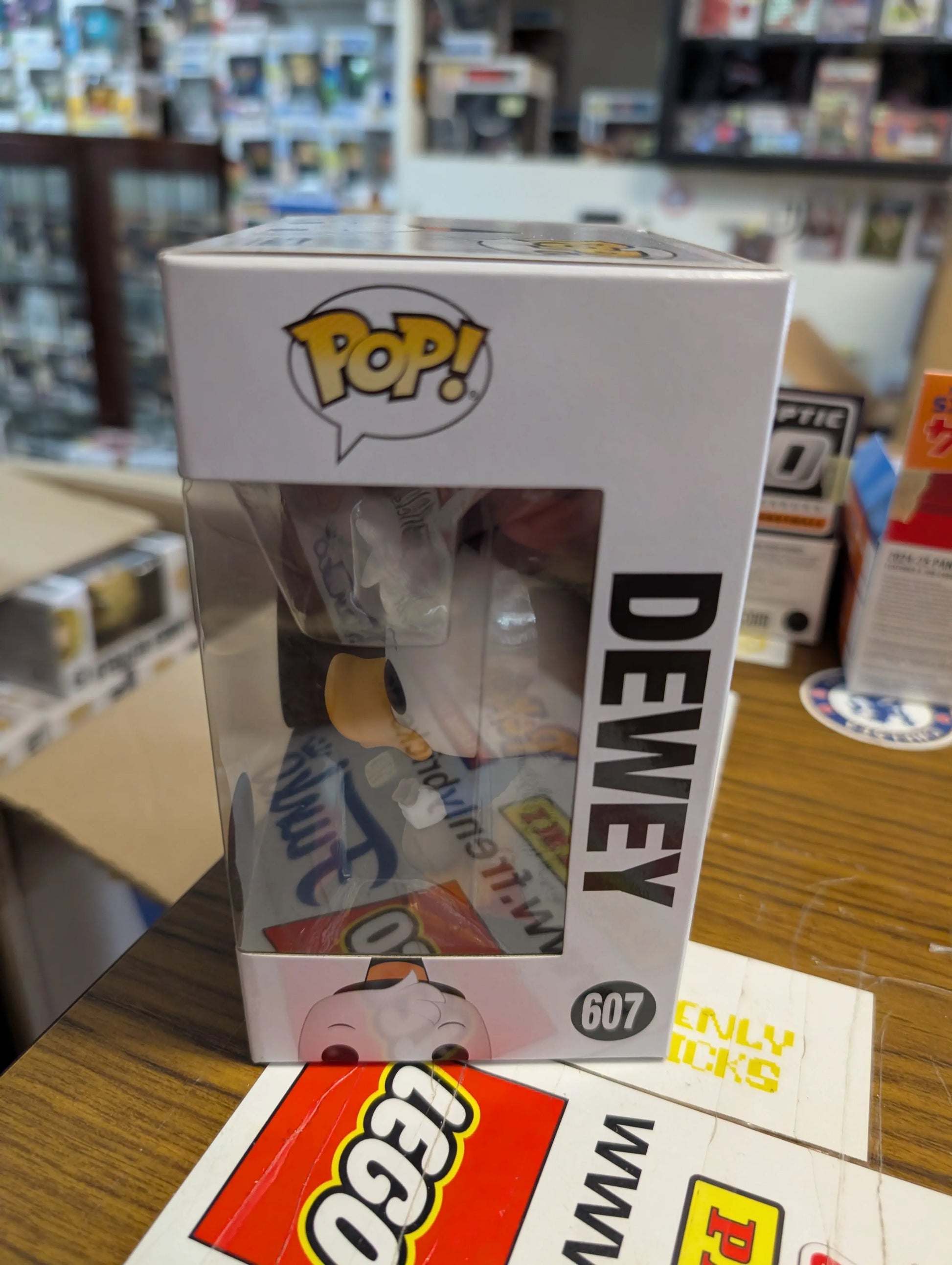 Dewey Pop 607 Halloween - Disney Funko Pop! Vinyl - Rare Popcultcha Exclusive FRENLY BRICKS - Open 7 Days