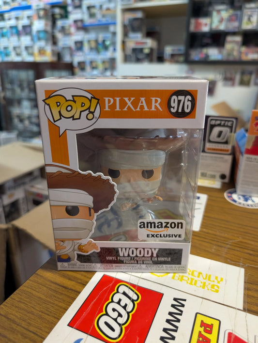 Funko Pop! Pixar Toy Story - Mummy Woody #976 Halloween Amazon Exclusive FRENLY BRICKS - Open 7 Days