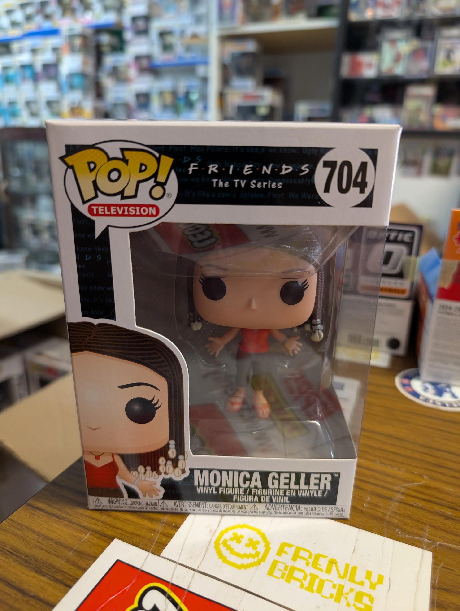 Monica Geller 704 Funko Pop Vinyl - Friends FRENLY BRICKS - Open 7 Days