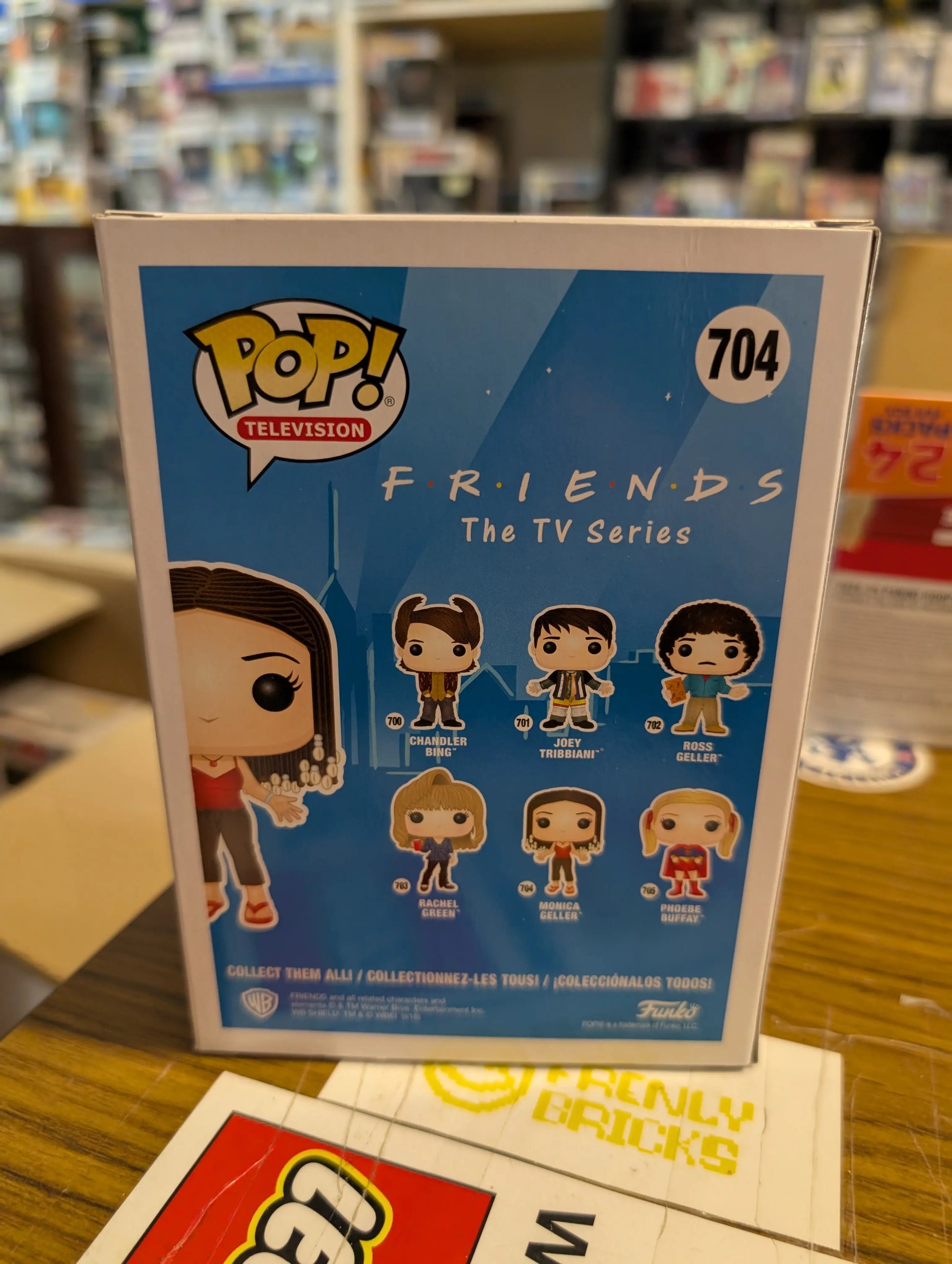 Monica Geller 704 Funko Pop Vinyl - Friends FRENLY BRICKS - Open 7 Days
