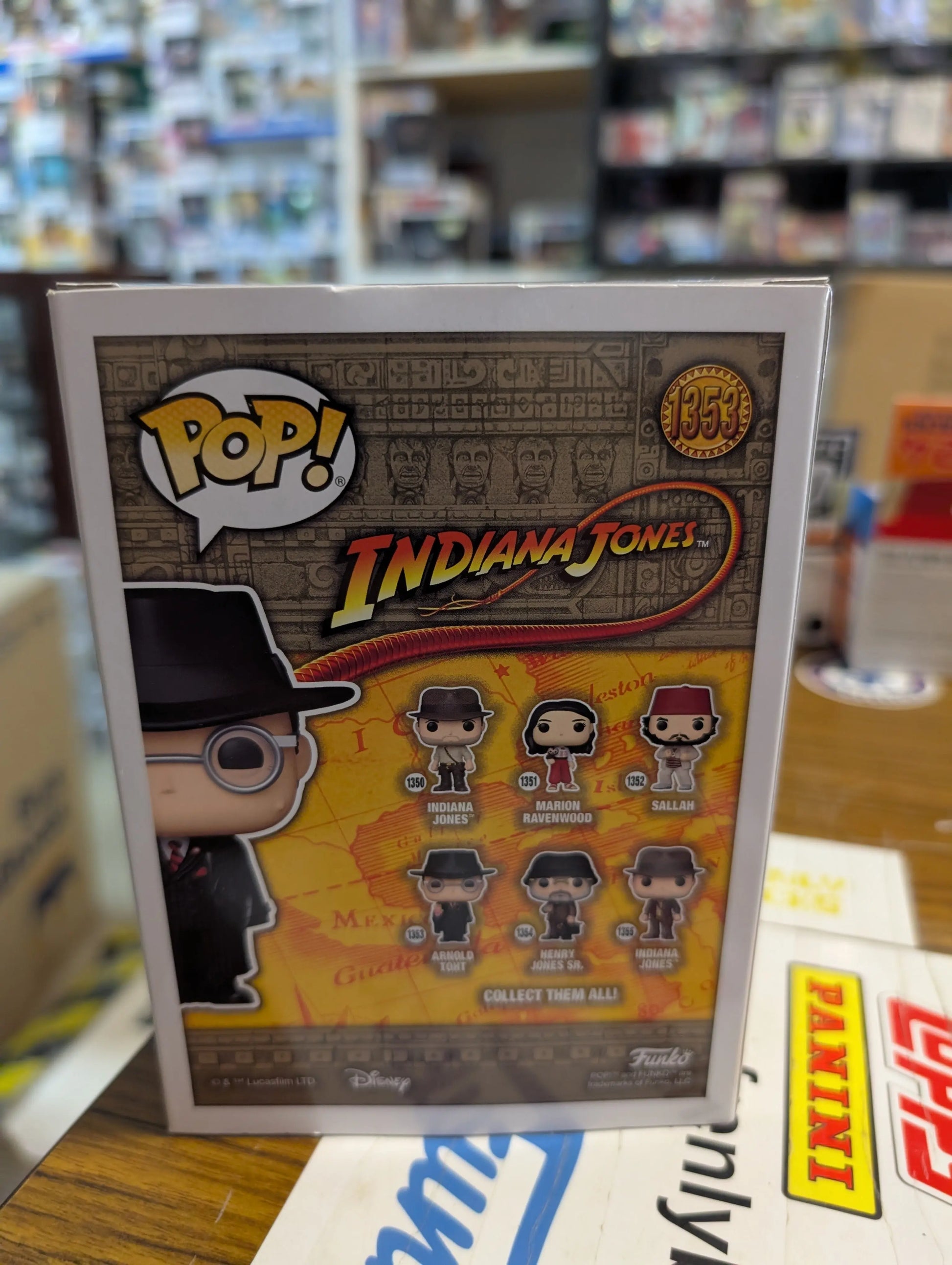 Indiana Jones: Raiders of the Lost Ark - Arnold Toht Pop! Vinyl 1353 FRENLY BRICKS - Open 7 Days