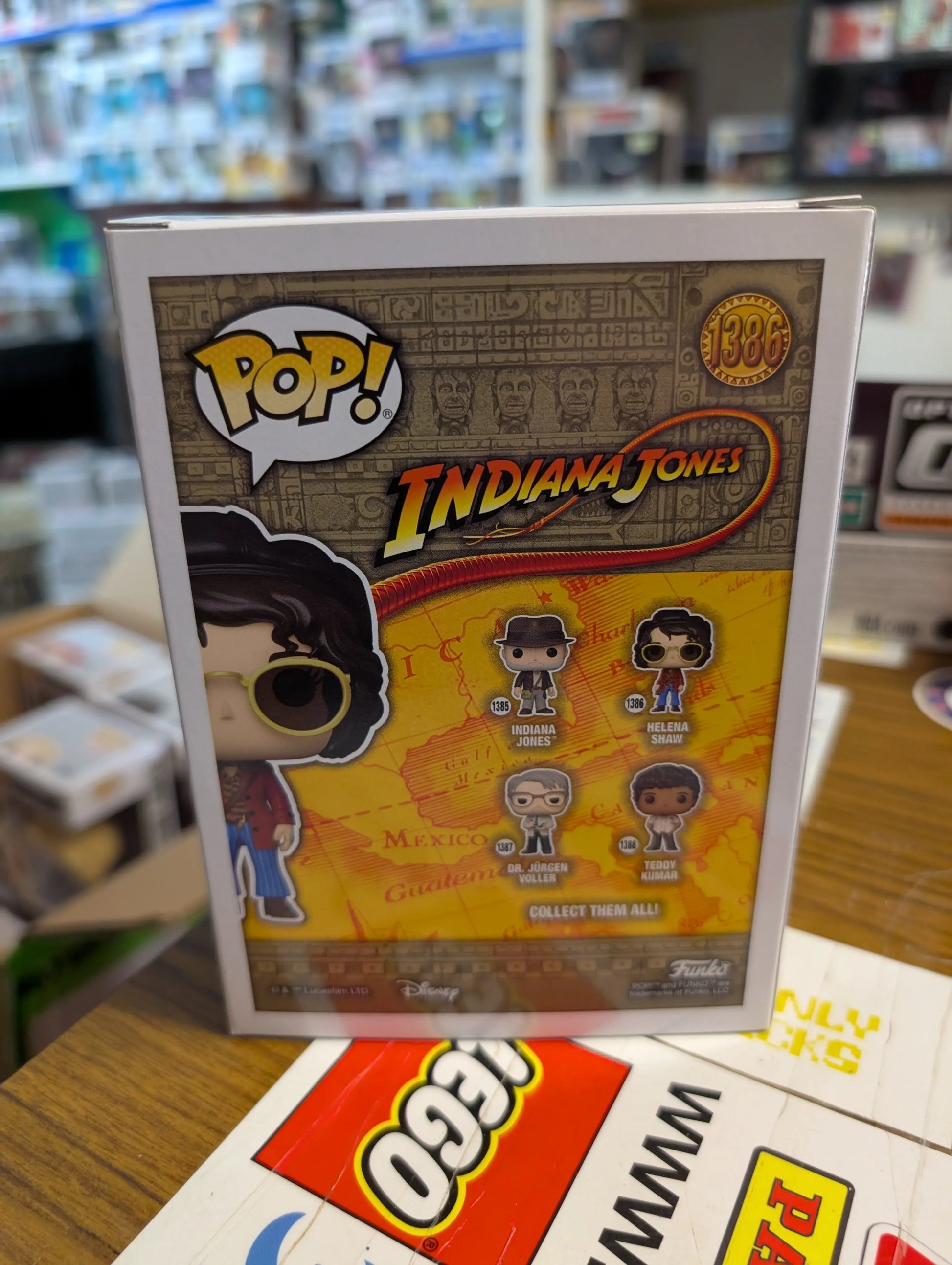 Indiana Jones and the Dial of Destiny (2023) - Helena Shaw Pop! Vinyl 1386 FRENLY BRICKS - Open 7 Days