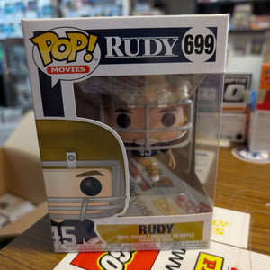 Rudy Funko POP! Vinyl Figure Movie Notre Dame Football Vaulted 699 FRENLY BRICKS - Open 7 Days