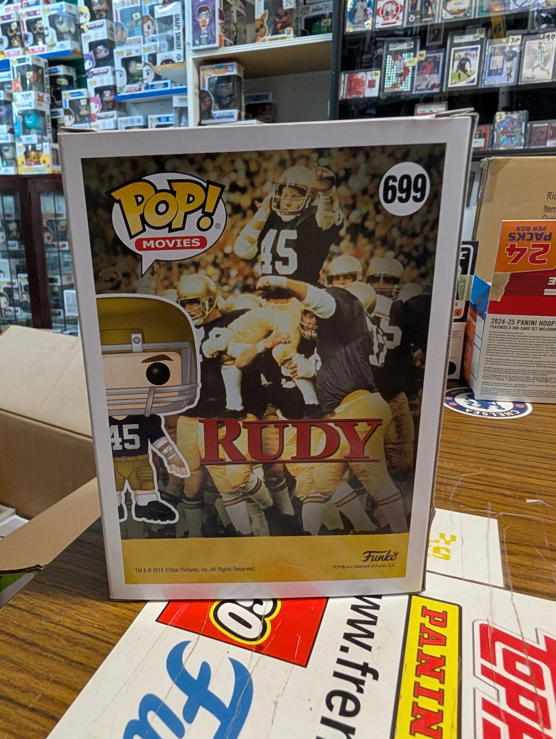 Rudy Funko POP! Vinyl Figure Movie Notre Dame Football Vaulted 699 FRENLY BRICKS - Open 7 Days