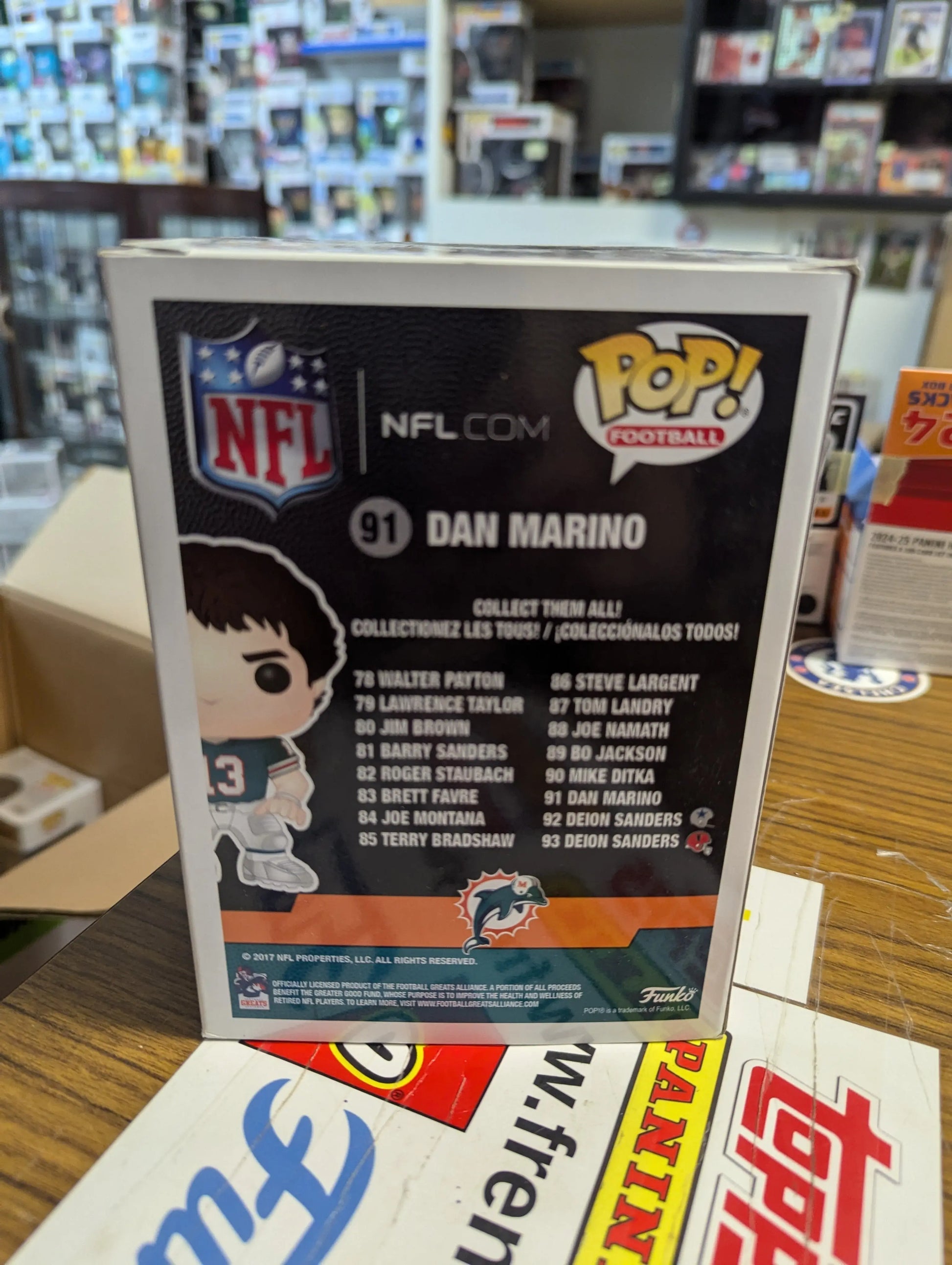Dan Marino Funko POP Vinyl SPORTS NFL Legends Dolphins Home FRENLY BRICKS - Open 7 Days