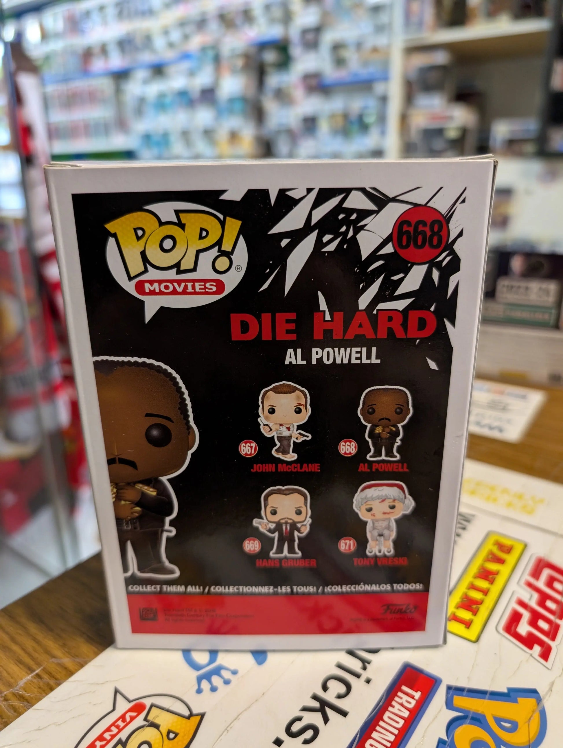 Al Powell Funko Pop Vinyl #668 Die Hard FRENLY BRICKS - Open 7 Days