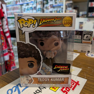 Indiana Jones and the Dial of Destiny (2023) - Teddy Kumar Pop! Vinyl 1388 FRENLY BRICKS - Open 7 Days