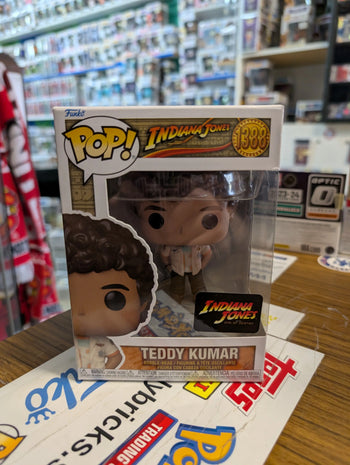 Indiana Jones and the Dial of Destiny (2023) - Teddy Kumar Pop! Vinyl 1388 FRENLY BRICKS - Open 7 Days