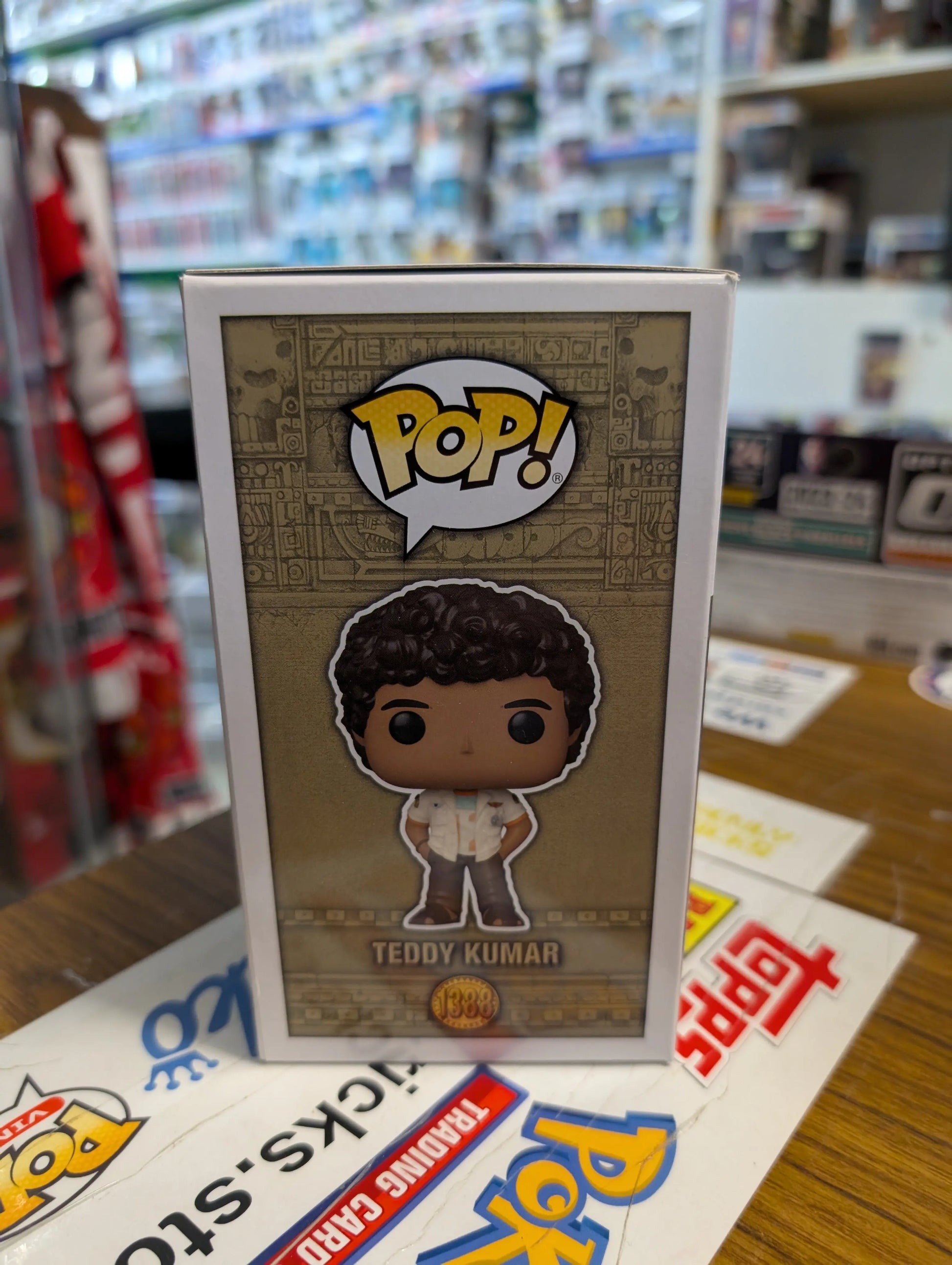 Indiana Jones and the Dial of Destiny (2023) - Teddy Kumar Pop! Vinyl 1388 FRENLY BRICKS - Open 7 Days