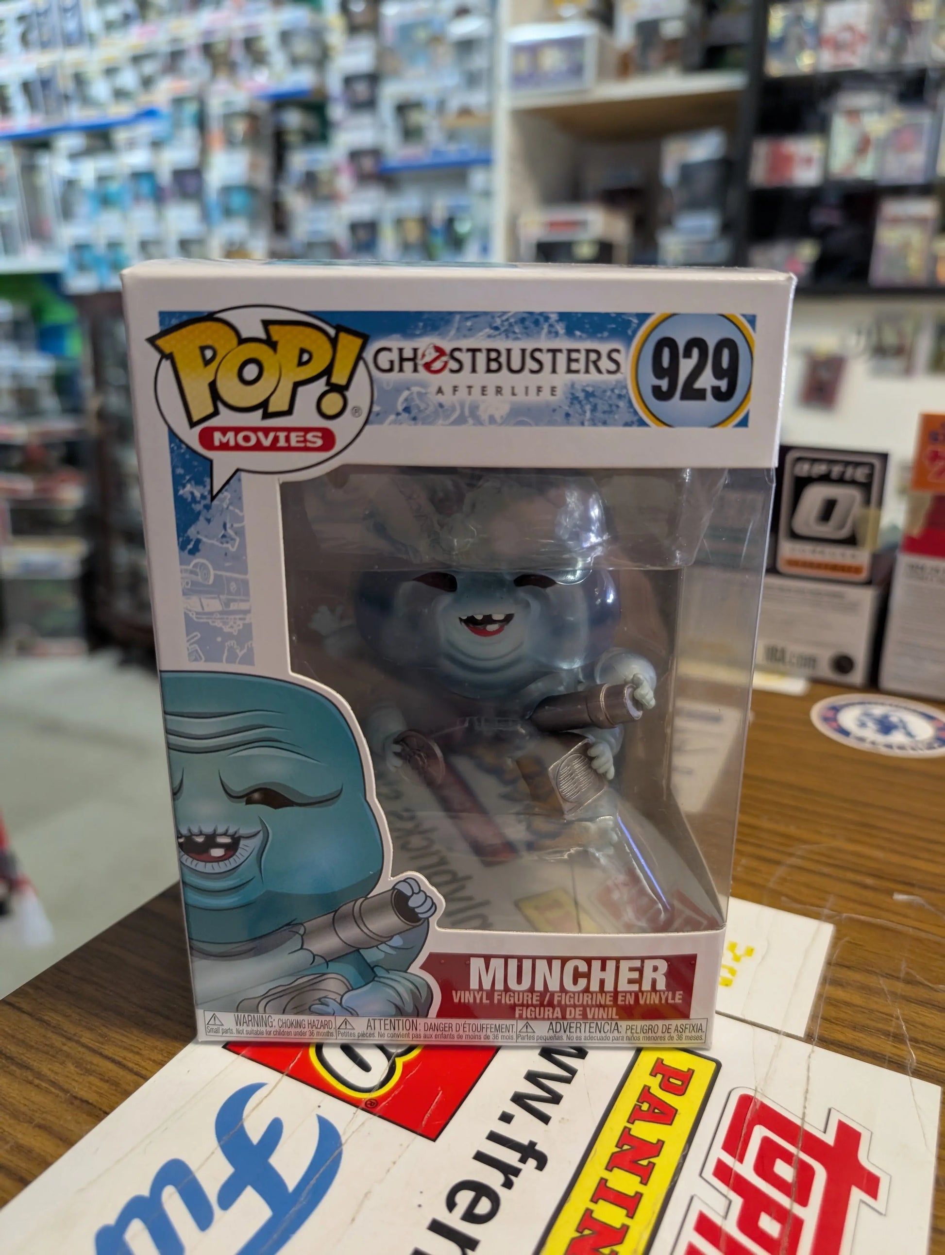 Funko POP! Movies - Ghostbusters Afterlife Vinyl Figure - MUNCHER #929 FRENLY BRICKS - Open 7 Days