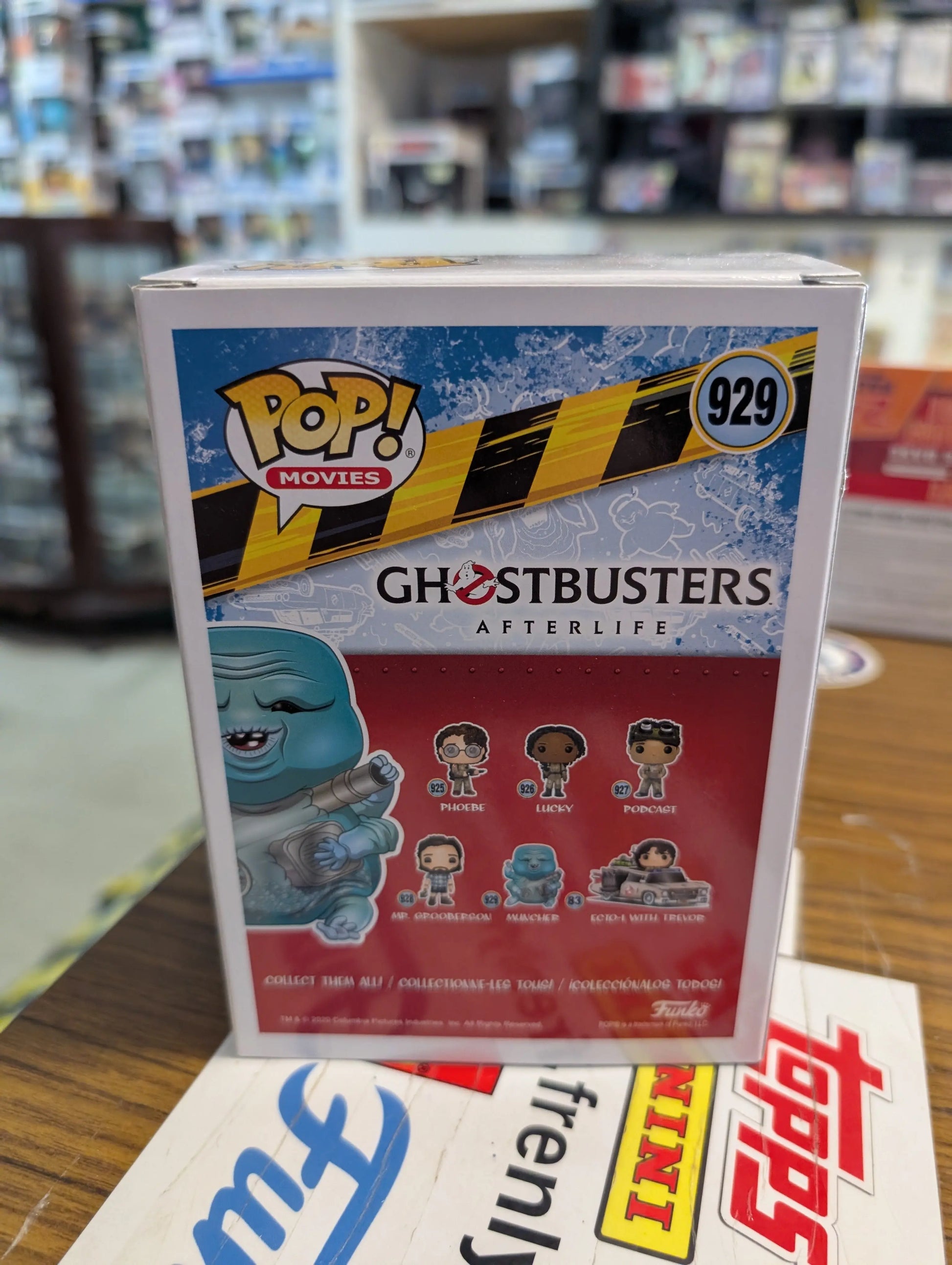 Funko POP! Movies - Ghostbusters Afterlife Vinyl Figure - MUNCHER #929 FRENLY BRICKS - Open 7 Days