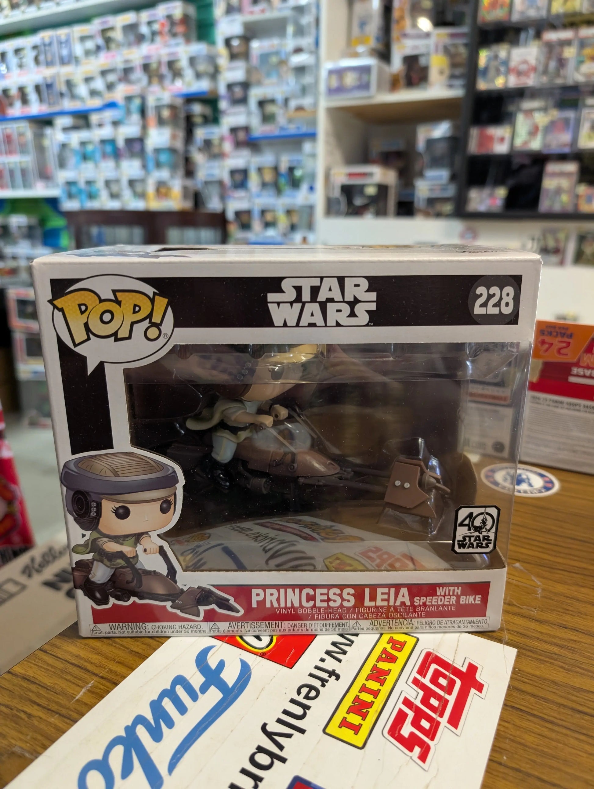Funko Star Wars POP! Deluxe #228 Princess Leia & Speeder Bike FRENLY BRICKS - Open 7 Days