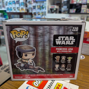 Funko Star Wars POP! Deluxe #228 Princess Leia & Speeder Bike FRENLY BRICKS - Open 7 Days