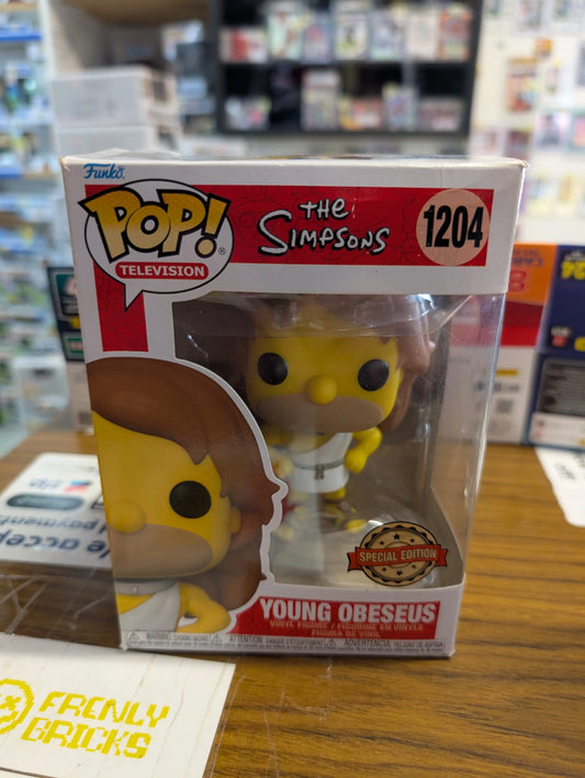 Funko Pop! Young Obeseus 1204 - The Simpsons Vinyl Figure FRENLY BRICKS - Open 7 Days