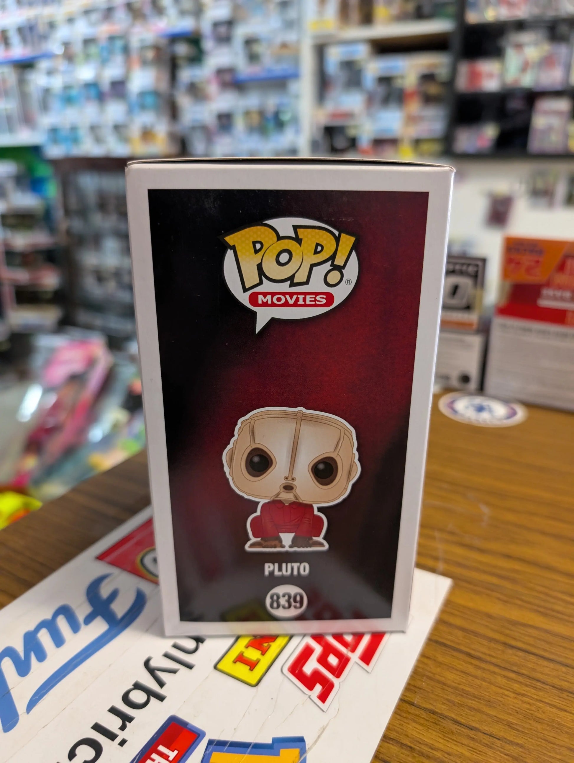 Us - Pluto with Mask Pop! Vinyl 839 FRENLY BRICKS - Open 7 Days