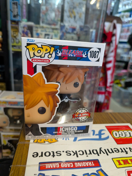 Funko Pop #1087 BLEACH ICHIGO New Vinyl Figure Bleach Animation SPECIAL EDITION FRENLY BRICKS - Open 7 Days