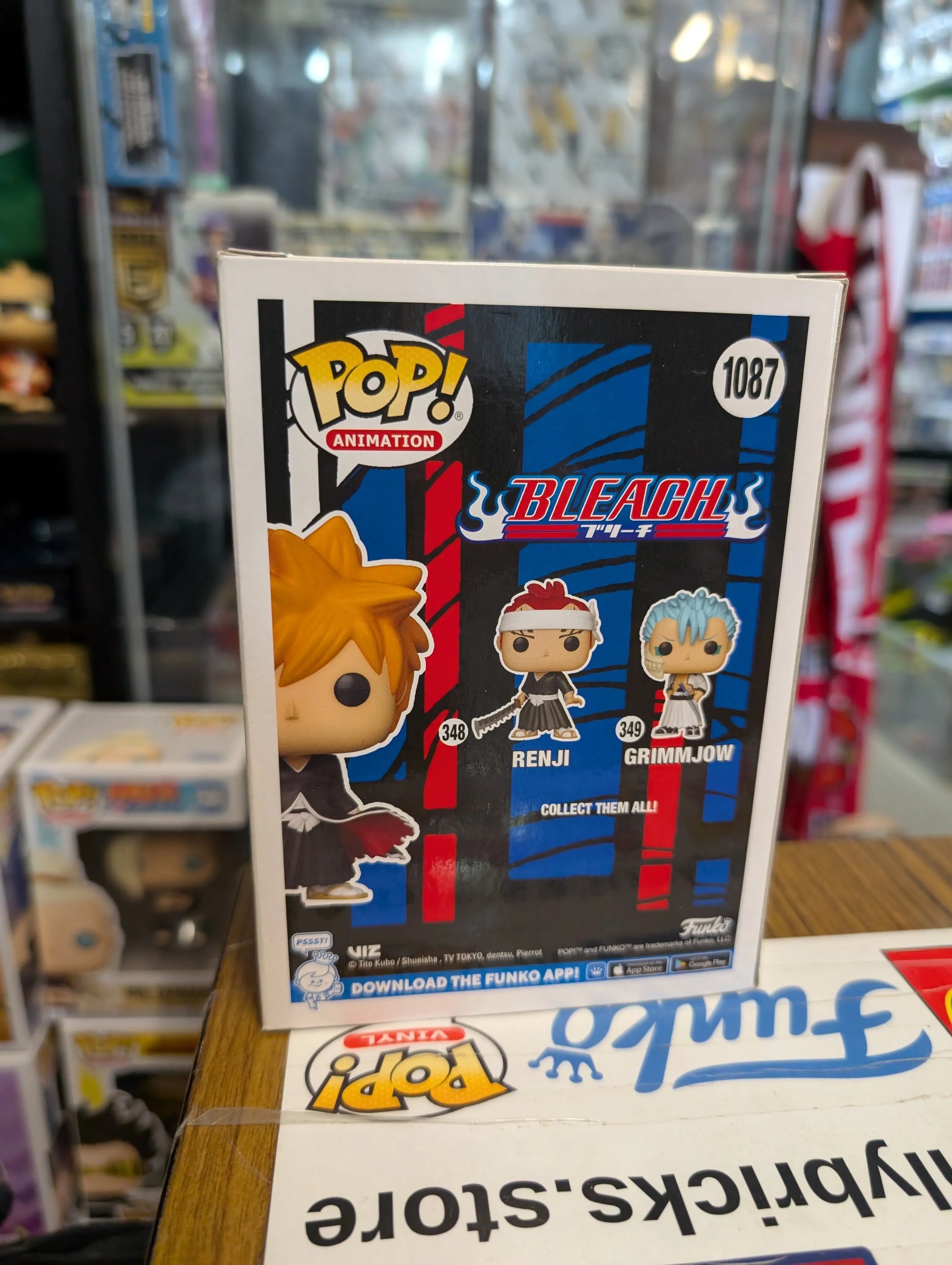 Funko Pop #1087 BLEACH ICHIGO New Vinyl Figure Bleach Animation SPECIAL EDITION FRENLY BRICKS - Open 7 Days