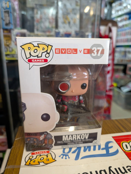 Funko POP! Evolve - Vinyl Figure - MARKOV #37 FRENLY BRICKS - Open 7 Days