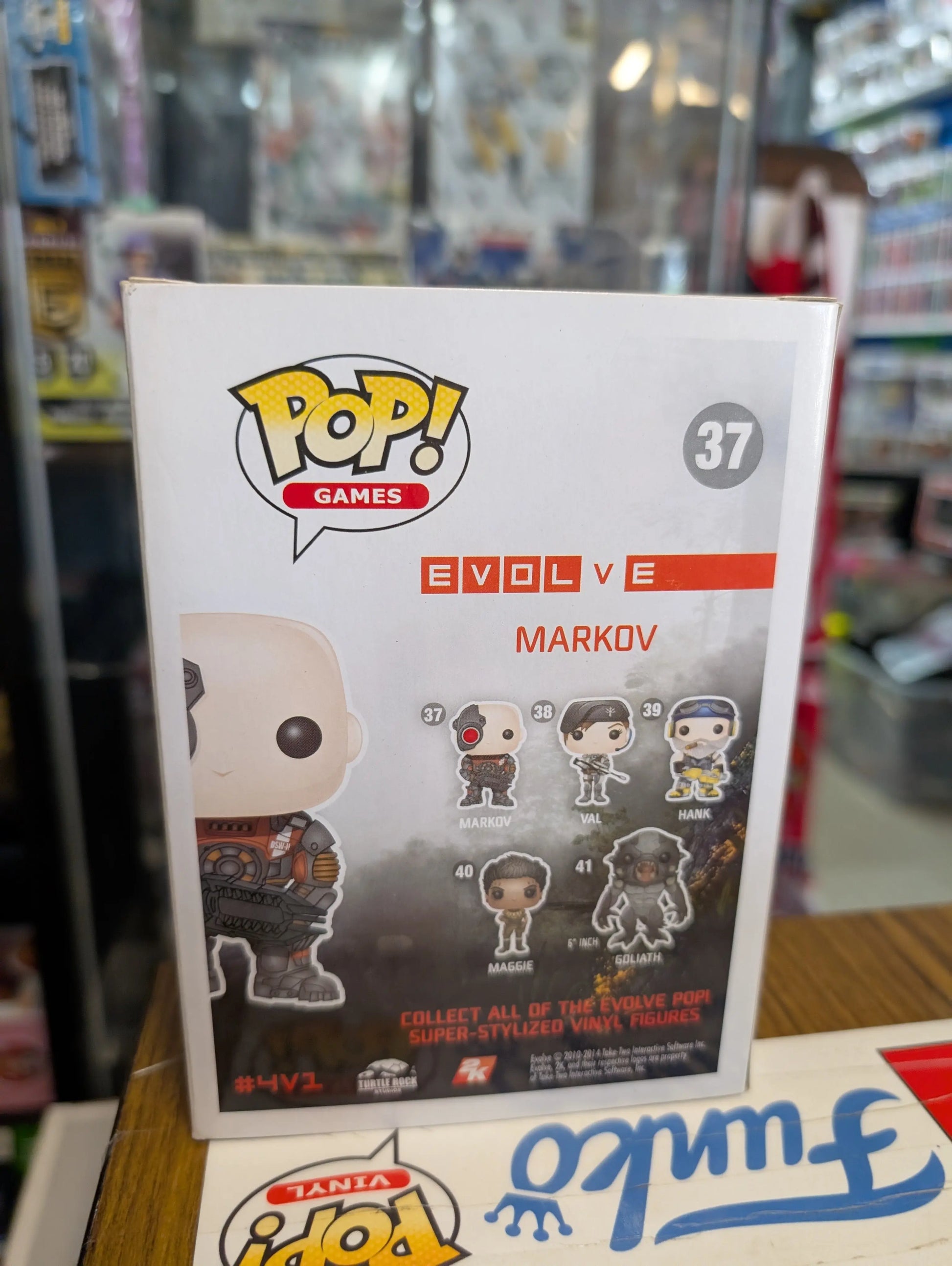 Funko POP! Evolve - Vinyl Figure - MARKOV #37 FRENLY BRICKS - Open 7 Days