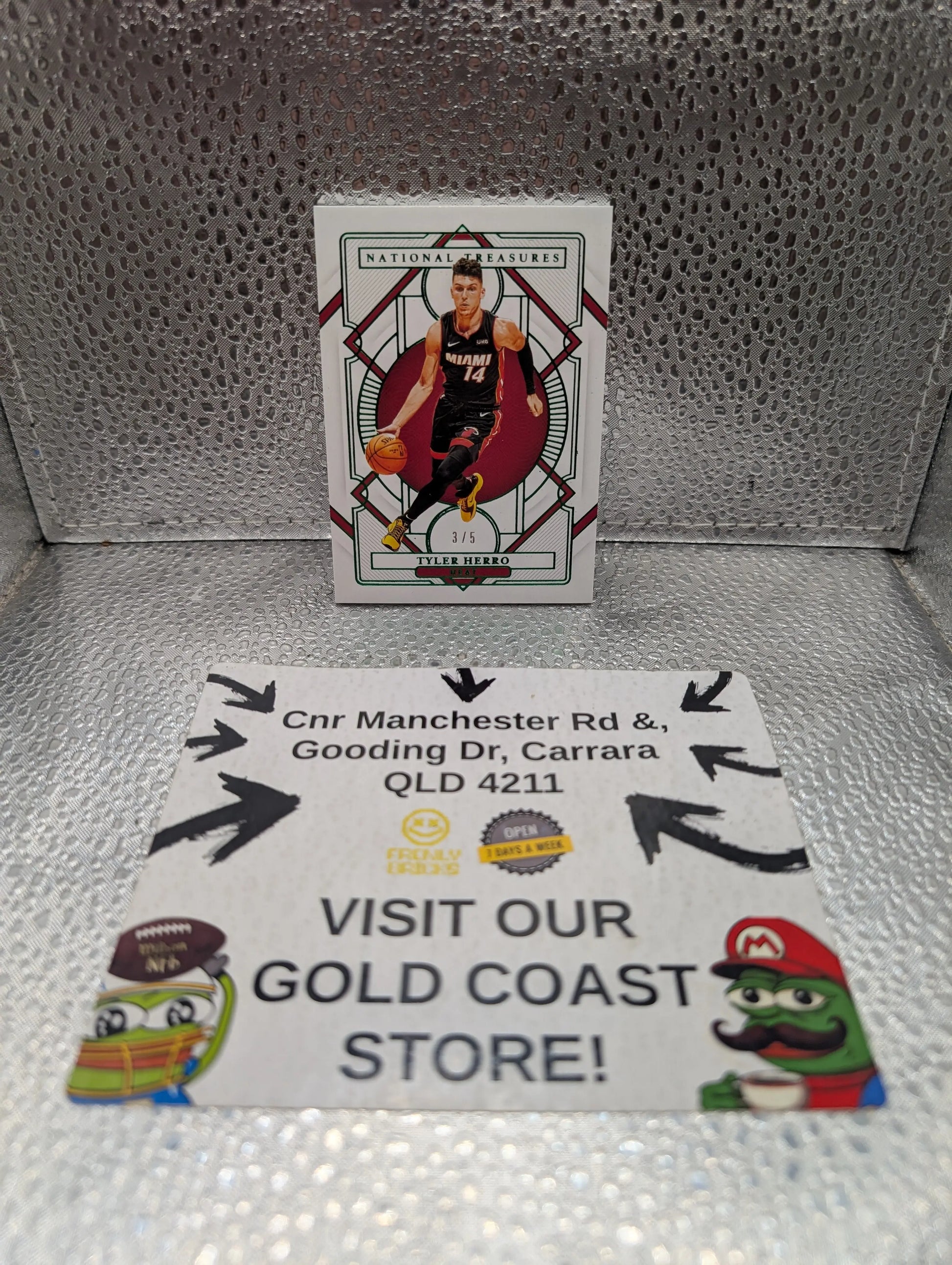 2020-21 National Treasures Tyler Herro Emerald /5 MIAMI HEAT #55 FRENLY BRICKS - Open 7 Days