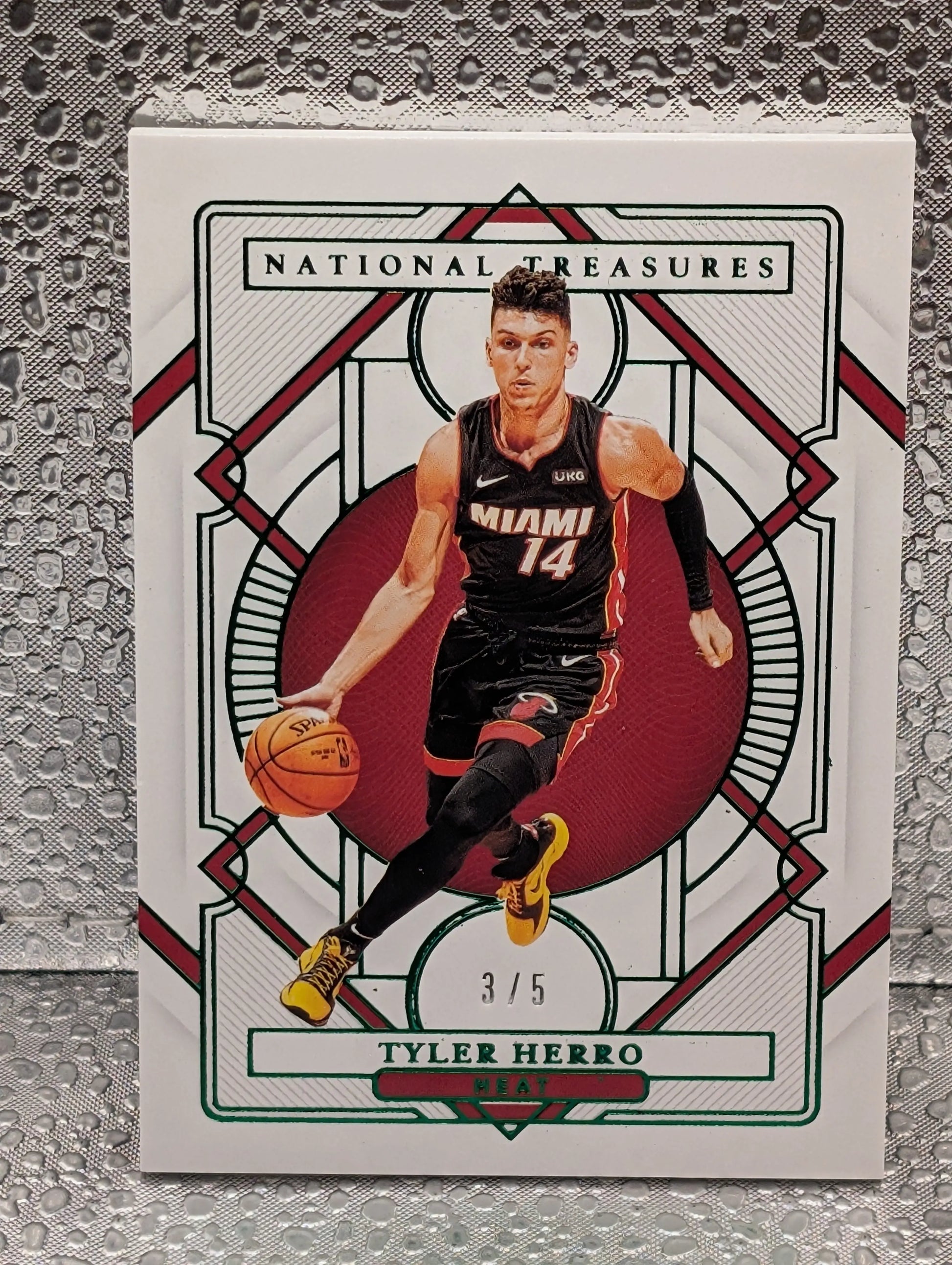 2020-21 National Treasures Tyler Herro Emerald /5 MIAMI HEAT #55 FRENLY BRICKS - Open 7 Days