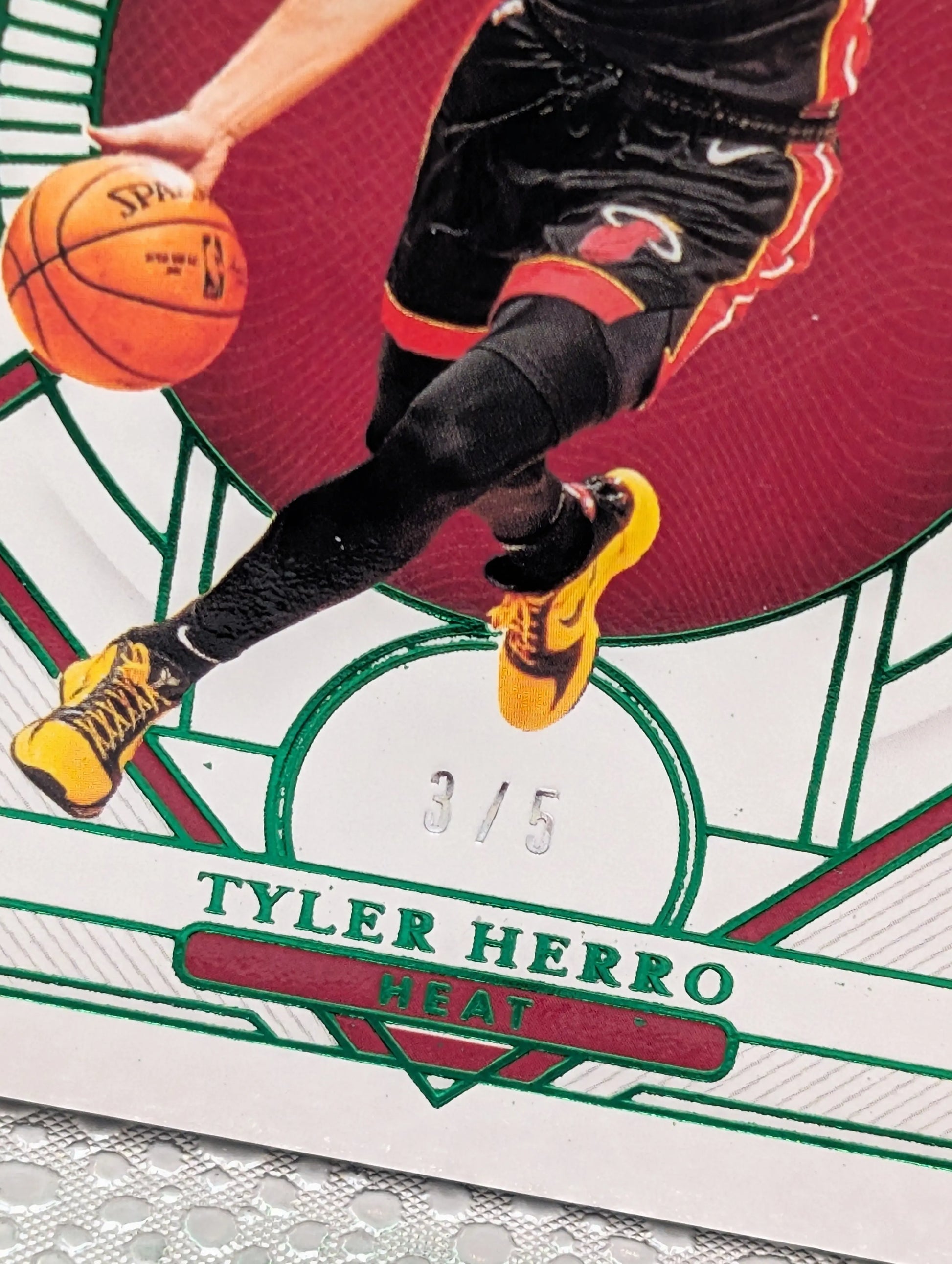 2020-21 National Treasures Tyler Herro Emerald /5 MIAMI HEAT #55 FRENLY BRICKS - Open 7 Days