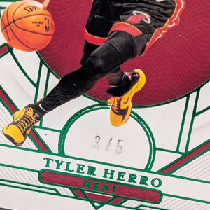 2020-21 National Treasures Tyler Herro Emerald /5 MIAMI HEAT #55 FRENLY BRICKS - Open 7 Days