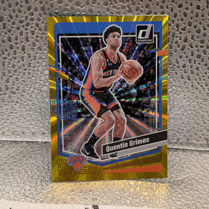 2023-24 Donruss Quentin Grimes Gold /10 FRENLY BRICKS - Open 7 Days