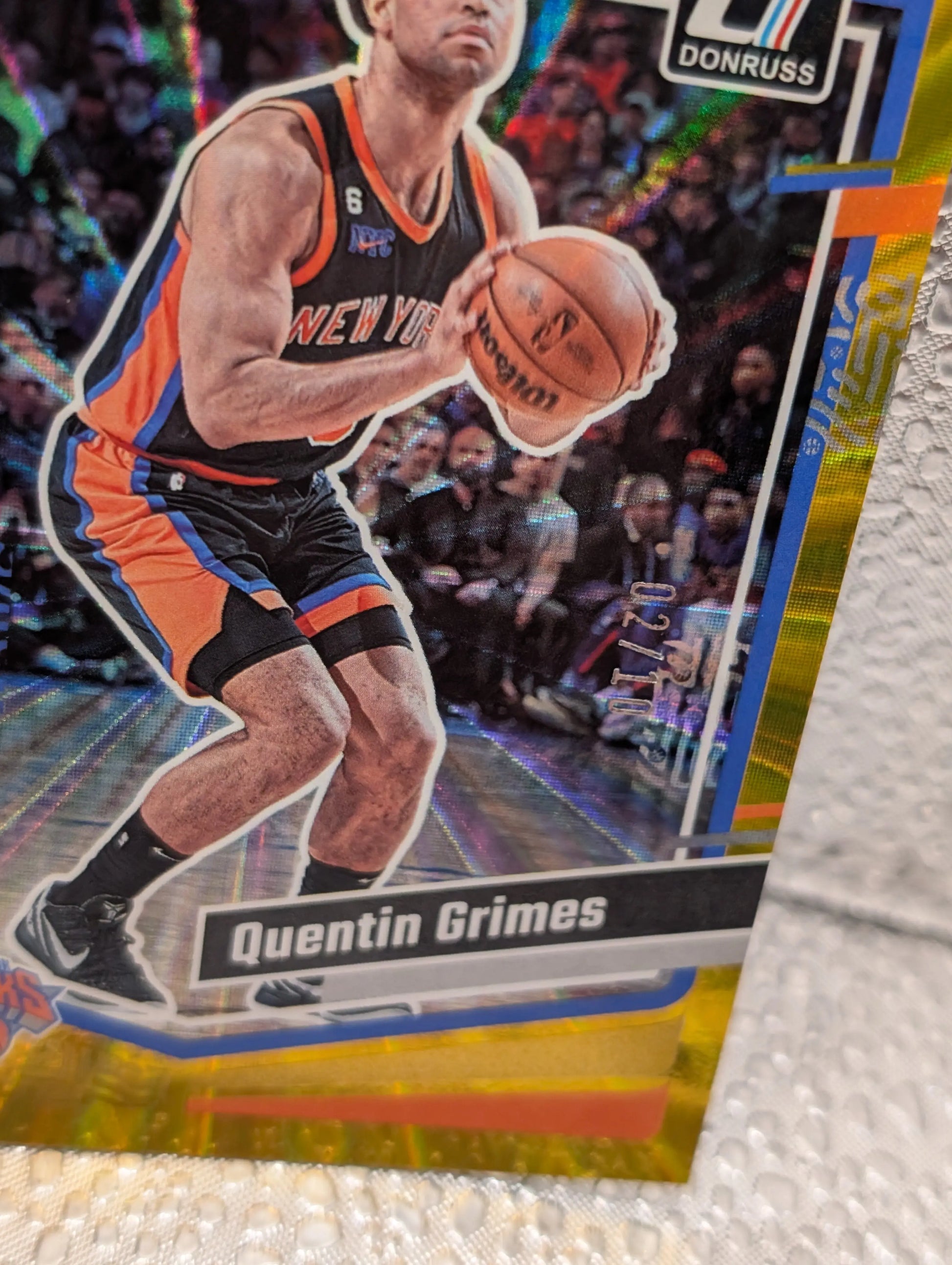 2023-24 Donruss Quentin Grimes Gold /10 FRENLY BRICKS - Open 7 Days