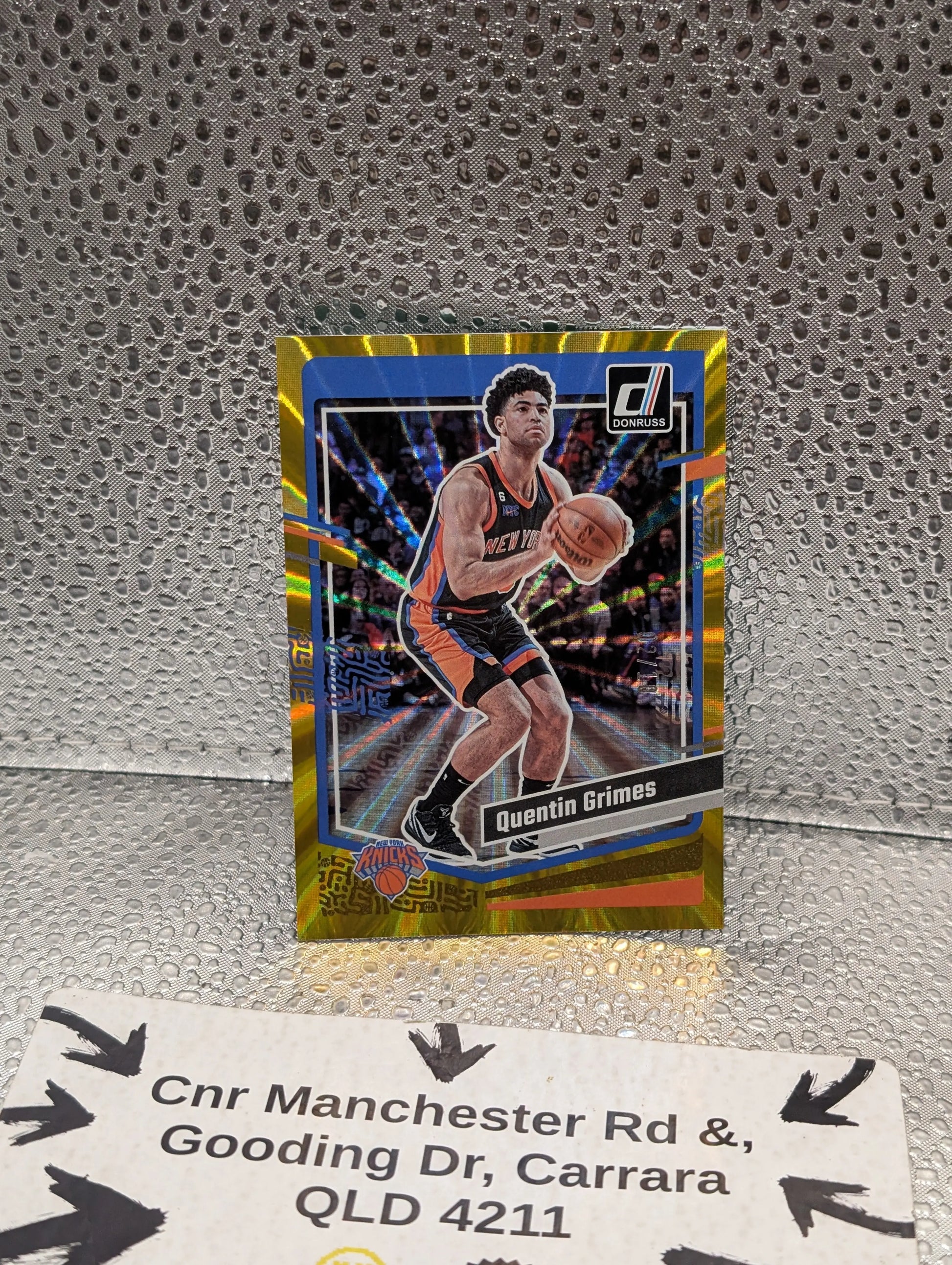 2023-24 Donruss Quentin Grimes Gold /10 FRENLY BRICKS - Open 7 Days