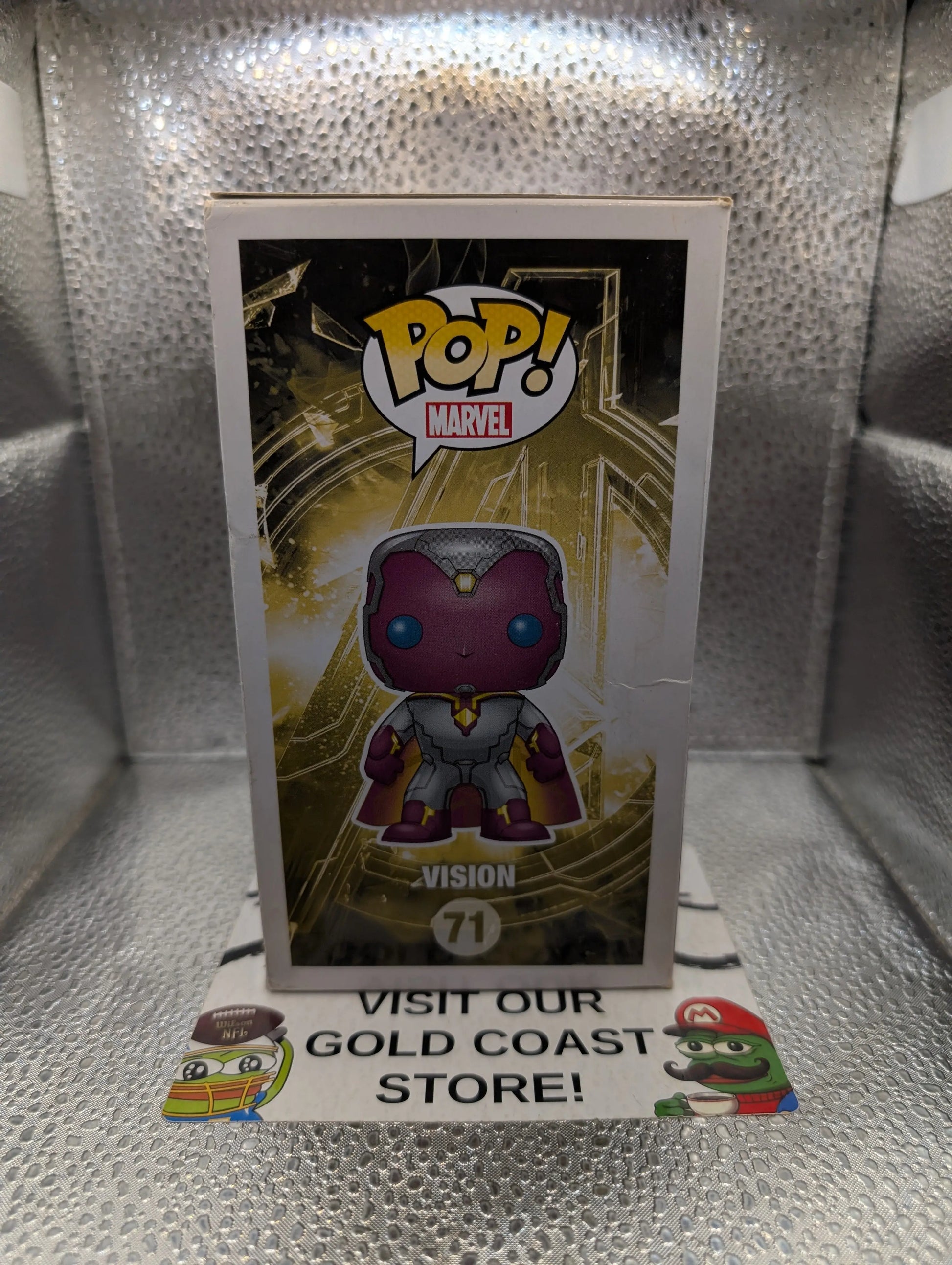 Funko Pop! MARVEL  Avengers Age Of Ultron #71 - Vision FRENLY BRICKS - Open 7 Days