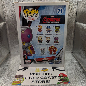 Funko Pop! MARVEL  Avengers Age Of Ultron #71 - Vision FRENLY BRICKS - Open 7 Days