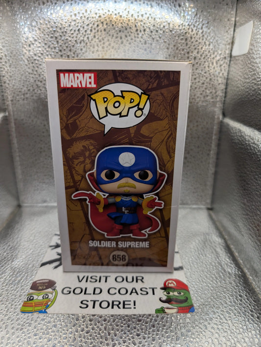 Funko Pop! Infinity Warps -  Soldier Supreme #858 Vinyl Figure FRENLY BRICKS - Open 7 Days
