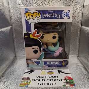 Mermaid 1346 ~ Disney: Peter Pan ~ Funko Pop Vinyl ~ 70 Years Anniversary FRENLY BRICKS - Open 7 Days