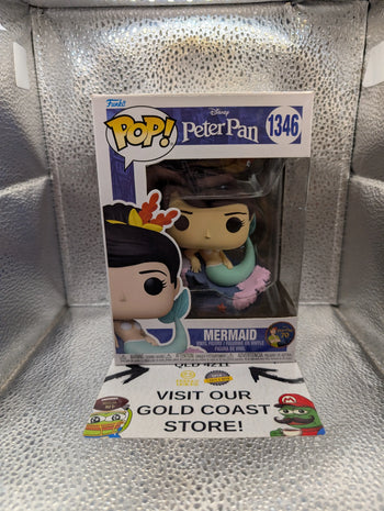 Mermaid 1346 ~ Disney: Peter Pan ~ Funko Pop Vinyl ~ 70 Years Anniversary FRENLY BRICKS - Open 7 Days