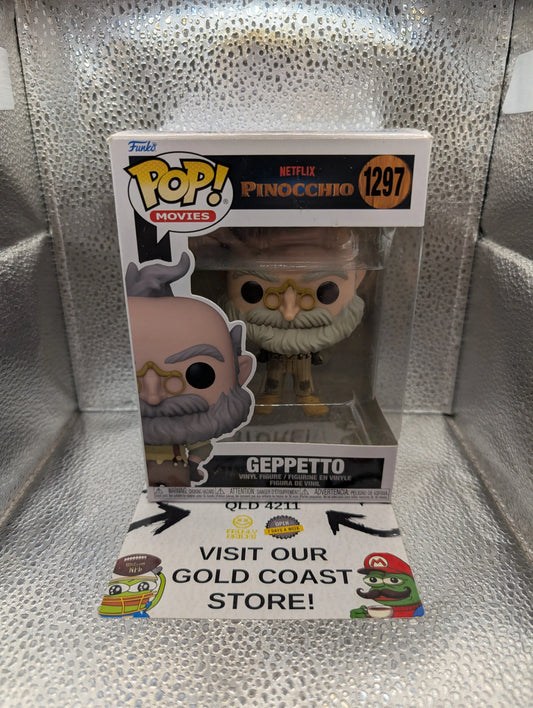 Funko Pop! Movies: Enamel Geppetto Collectable Vinyl 1297 FRENLY BRICKS - Open 7 Days