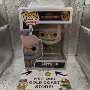 Funko Pop! Movies: Enamel Geppetto Collectable Vinyl 1297 FRENLY BRICKS - Open 7 Days
