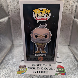 Funko Pop! Movies: Enamel Geppetto Collectable Vinyl 1297 FRENLY BRICKS - Open 7 Days