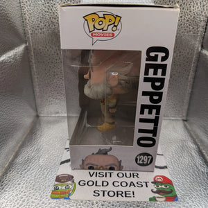 Funko Pop! Movies: Enamel Geppetto Collectable Vinyl 1297 FRENLY BRICKS - Open 7 Days