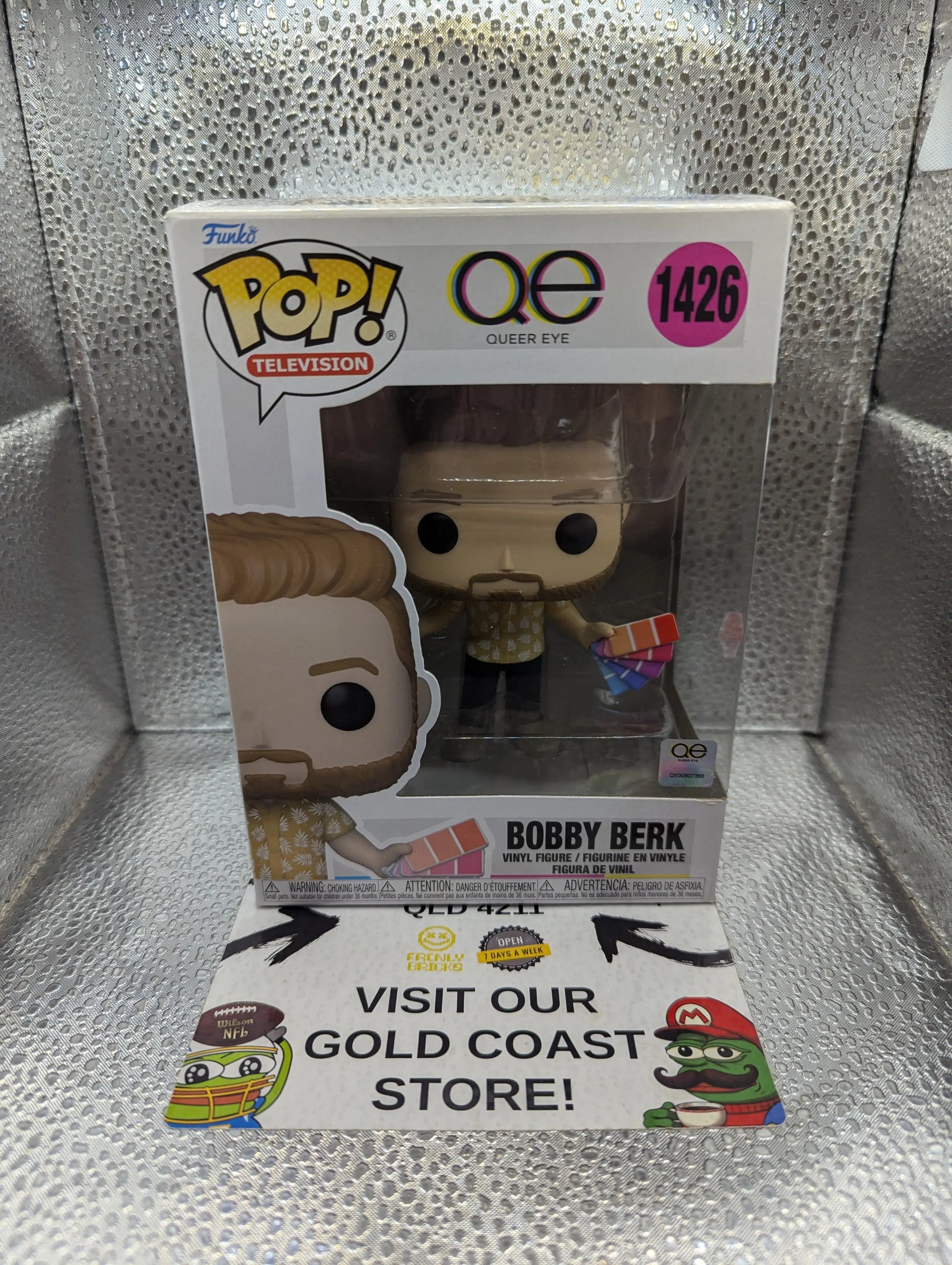 BOBBY BERK QUEER EYE 1426 Funko Pop Vinyl FRENLY BRICKS - Open 7 Days