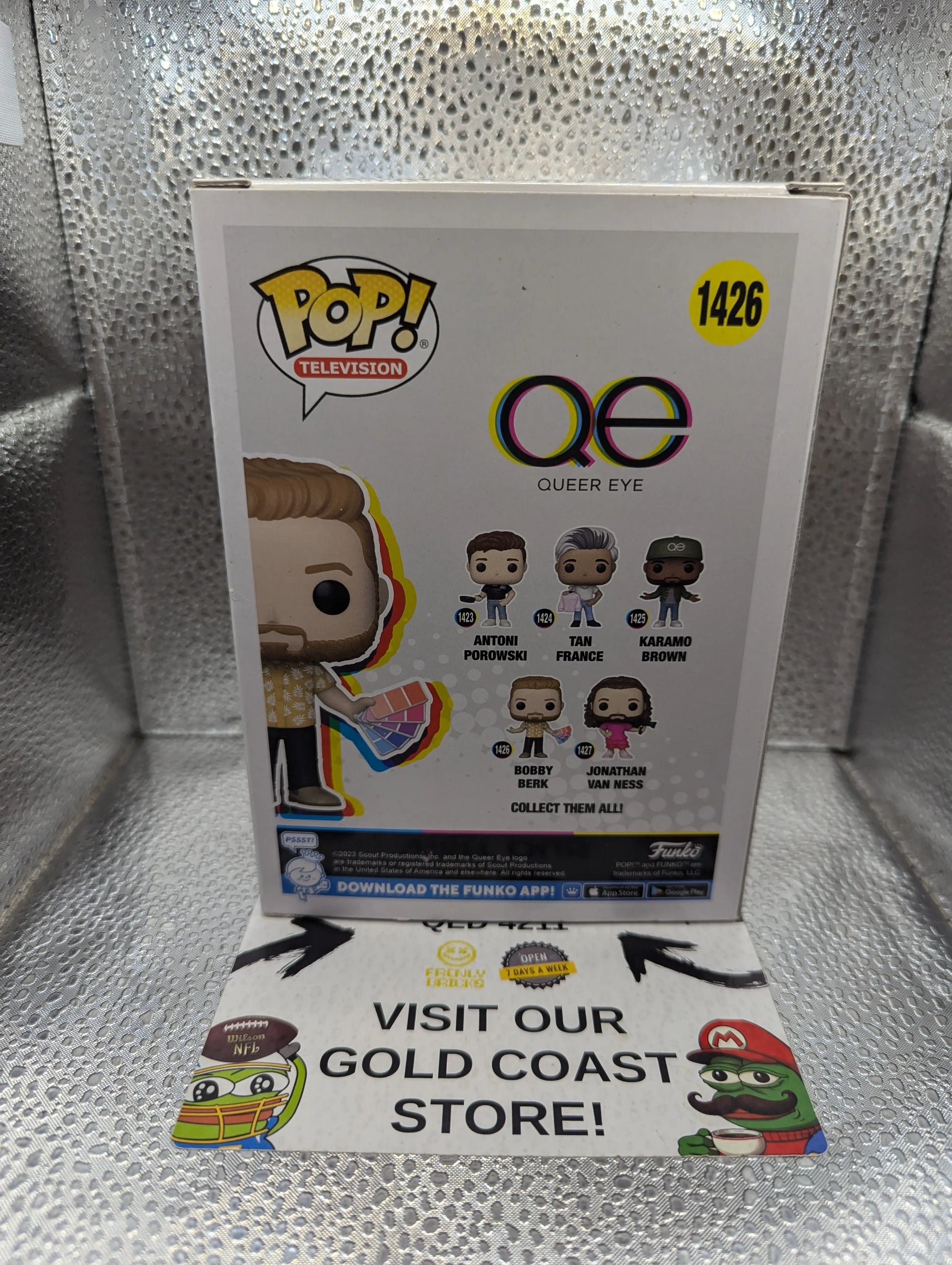 BOBBY BERK QUEER EYE 1426 Funko Pop Vinyl FRENLY BRICKS - Open 7 Days